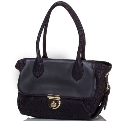 Жіноча сумка з якісного шкірозамінника ANNA & LI (АННА І ЛІ) TU14118L-black Чорний