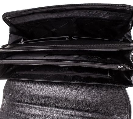 Элитный мужской кожаный портфель ROCKFELD DS03-019097, Черный