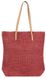 Плетена пляжна сумка сумка шоппер 2 в 1 Esmara червона