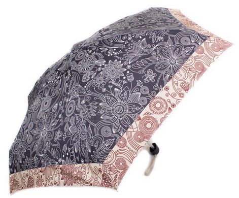 Милый женский облегченный зонт, компактный, мех ZEST Z55516-2, Бежевый