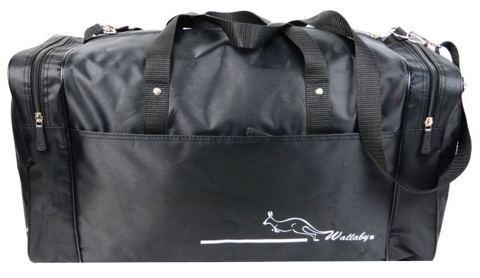 Дорожная сумка среднего размера 38 л Wallaby, Украина 340-7 черная