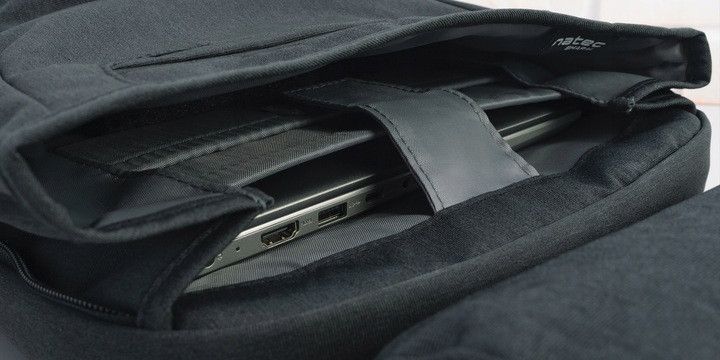 Рюкзак с отделом для ноутбука 14,1 дюймов Natec Bharal темно-серый