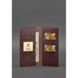 Натуральное кожаное женское портмоне-купюрник 11.0 бордовое Blanknote BN-PM-11-vin