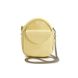 Натуральна шкіряна жіноча міні-сумка Kroha лимонна флотар Blanknote TW-Kroha-light-yell-flo