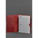 Натуральный кожаный блокнот с датированным блоком (Софт-бук) 9.1 красный Blanknote BN-SB-9-1-red