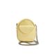 Натуральна шкіряна жіноча міні-сумка Kroha лимонна флотар Blanknote TW-Kroha-light-yell-flo