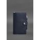 Натуральный кожаный блокнот (Софт-бук) 4.0 темно-синий Краст Blanknote BN-SB-4-st-navy-blue