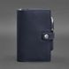 Натуральный кожаный блокнот (Софт-бук) 4.0 темно-синий Краст Blanknote BN-SB-4-st-navy-blue
