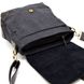 Компактна сумка через плече з тканини канваc і шкіри RG-1309-4lx TARWA Сірий