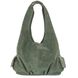 Жіноча замшева сумка LASKARA (Ласкарєв) LK-DM230-olive Зелений