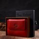 Яскравий жіночий гаманець із місткою монетницею на блискавці з натуральної шкіри Tony Bellucci 22013 Червоний