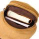 Надежная сумка для мужчин через плечо с уплотненной спинкой Vintagе 22178 Песочный