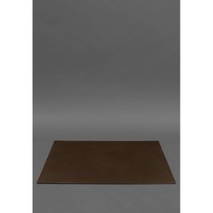 Накладка на стол руководителя - Натуральный кожаный бювар 1.0 Шоколад Blanknote BN-BV-1-choko