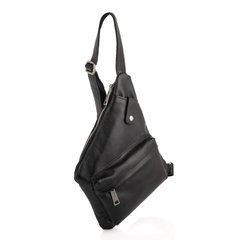 Кожаная сумка через плечо, рюкзак моношлейка GA-6501-4lx бренд TARWA Черный