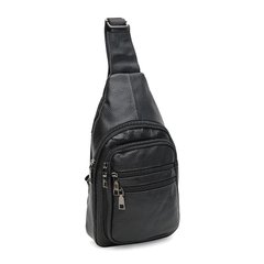 Чоловічий рюкзак шкіряний Keizer K1086bl-black