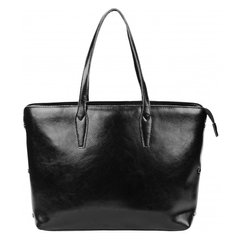 Женская кожаная сумка Borsa Leather 10t136-black