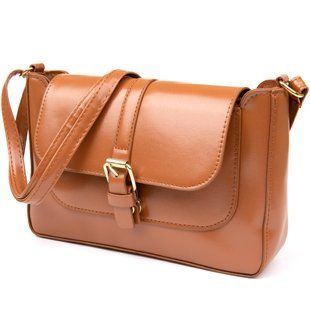 Сумка зі шкірозамінника Vintage sale_14938 Коричнева