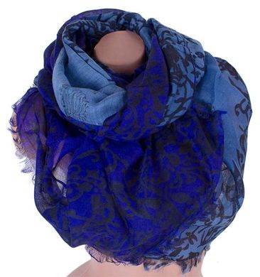 Темно-синий хлопковый женский шарф ETERNO ES0206-32-1, Синий