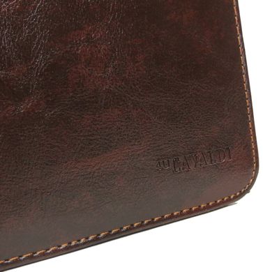 Діловий портфель з еко шкіри 4U Cavaldi коричневий