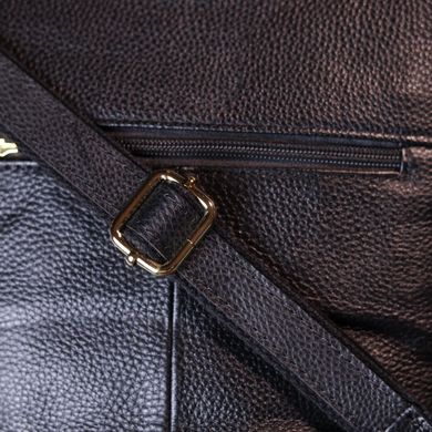 Красивая женская сумка на плечо Vintage sale_15002 кожаная Черный
