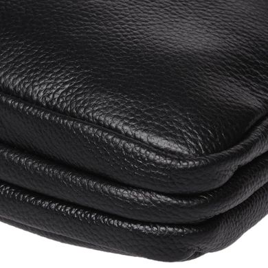 Чоловіча шкіряна сумка через плече Keizer K13508-black