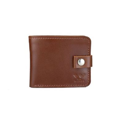 Натуральное кожаное портмоне Mini 2.0 светло-коричневый Blanknote TW-PM-2-kon-ksr
