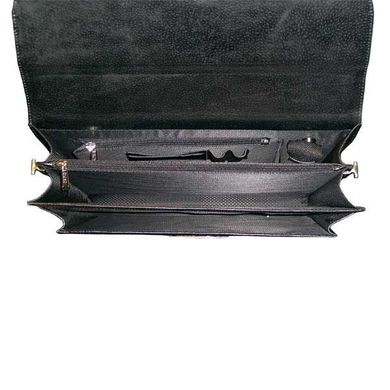 Стильний чоловічий портфель з натуральної шкіри SB1995, Чорний