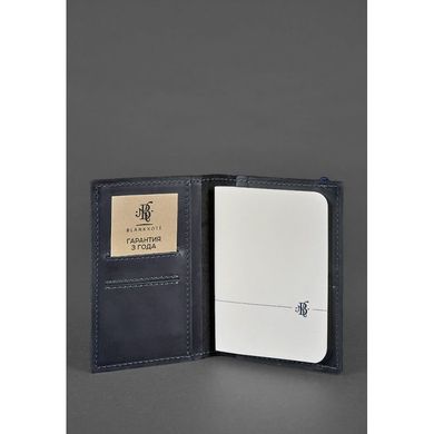 Обложка для паспорта 2.0 ночное небо - синяя Blanknote BN-OP-2-nn