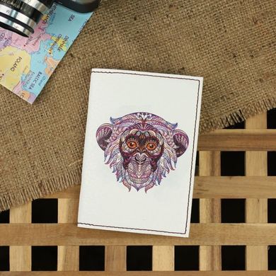 Обложка для паспорта Ethnic monkey + блокнотик Blanknote BN-OP-KZ-35