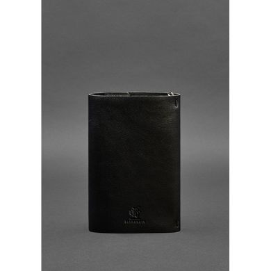 Натуральный кожаный блокнот софт-бук 7.0 угольно-черный Blanknote BN-SB-7-ygol