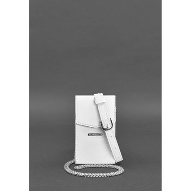 Женская кожаная сумка поясная/кроссбоди Mini белая Blanknote BN-BAG-38-1-light