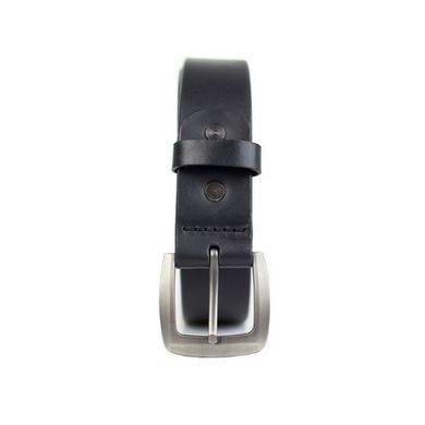 Натуральный кожаный ремень 33 мм черный Blanknote TW-Belt-33-black