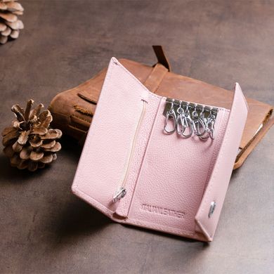 Ключниця-гаманець жіноча ST Leather 19227 Рожева