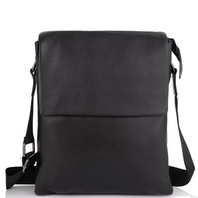 Шкіряна сумка через плече Tiding Bag A25F-8873A Чорний