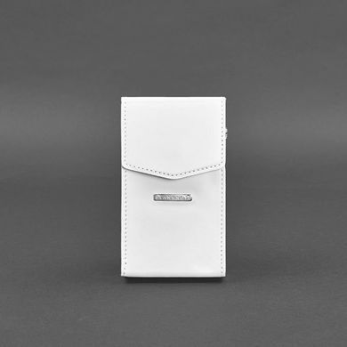 Жіноча шкіряна сумка поясна / кроссбоді Mini біла Blanknote BN-BAG-38-1-light