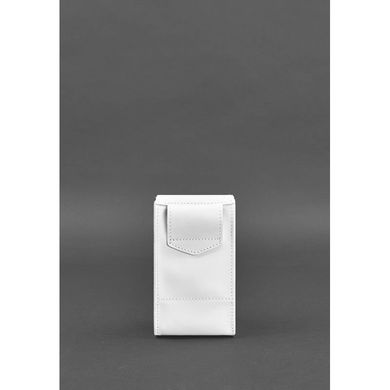 Женская кожаная сумка поясная/кроссбоди Mini белая Blanknote BN-BAG-38-1-light