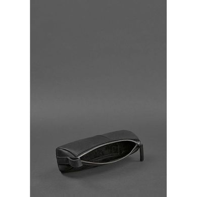 Натуральная кожаный пенал-несессер (футляр для очков) 4.0 Черный Crazy Horse Blanknote BN-CB-4-g-kr