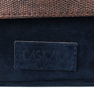 Женская мини-сумка из качественного кожезаменителя LASKARA (ЛАСКАРА) LK10189-bronze-navy Синий