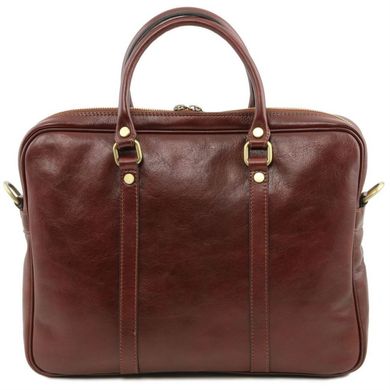 TL141283 Медовый Prato - Эксклюзивная кожаная сумка для ноутбука от Tuscany