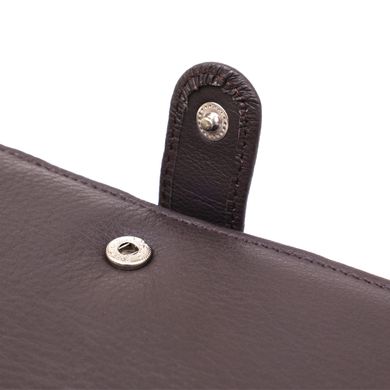 Мужской купюрник ST Leather 18366 (ST147) из натуральной кожи Коричневый