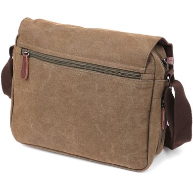 Текстильная сумка для ноутбука через плечо Vintage 20187 Оливковая