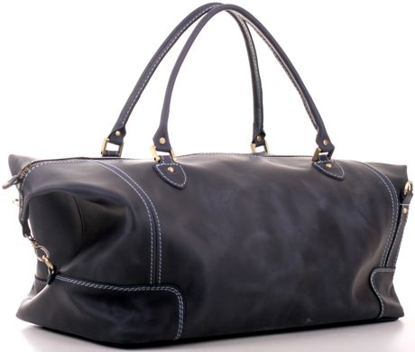 Велика і практична дорожня сумка з вінтажної шкіри Manufatto 10096