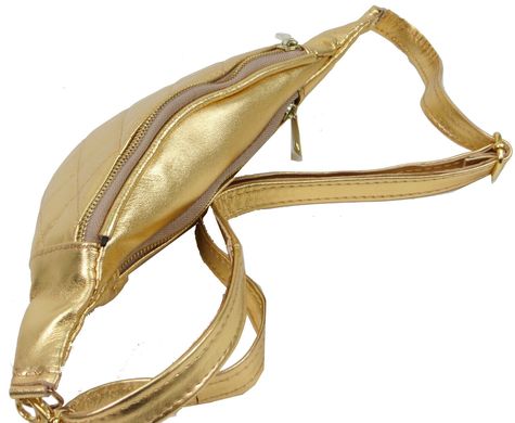 Шкіряна жіноча поясна сумка Always Wild KS05D золота