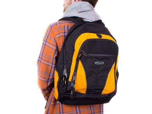 Чоловічий рюкзак з відділенням для ноутбука ONEPOLAR (ВАНПОЛАР) W1077-yellow Жовтий