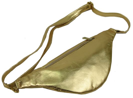 Кожаная женская поясная сумка Always Wild KS05D золотая