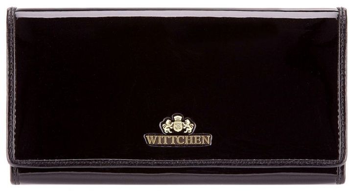 Вместительный женский кожаный кошелек Wittchen, Черный