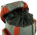 Легкий похідний рюкзак 35L Acamper сірий із червоним