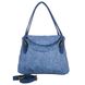Жіноча сумка з якісного шкірозамінника LASKARA (Ласкарєв) LK10188-denim-blue Синій