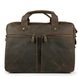 Винтажная сумка для ноутбука коричневая Tiding Bag D4-012R Коричневый