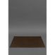 Накладка на стол руководителя - Натуральный кожаный бювар 1.0 Шоколад Blanknote BN-BV-1-choko